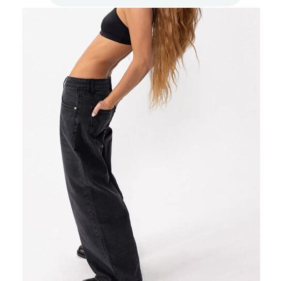 Motel Black Jeans Black Women’s 34x32 - Picture 2 of 7